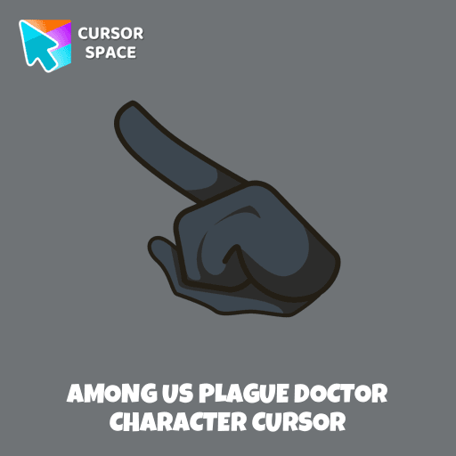 Among Us Plague Doctor Character cursor